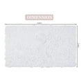 thumbnail image 5 of Home Weavers Modesto Collection 100% Cotton Tufted Bath Rugs, Extra Soft and Absorbent Bath Rugs, Non-Slip Bath Mats, Machine Washable, Bath Mats for Bathroom Floor, 21"x34" Rectangle, White, 5 of 7