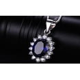 thumbnail image 4 of Cubic Zirconia Sapphire Jewelry Set Ring Size #5, 4 of 4