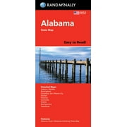 Rand McNally Easy to Read Folded Map: Alabama State Map, (Paperback)