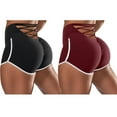 thumbnail image 2 of Gibobby Pantalones dama Bike Shorts Pieces 2 Workout Mujer Leggings Compresión Yoga Shorts Slip Pants(Multicolor， M), 2 of 5