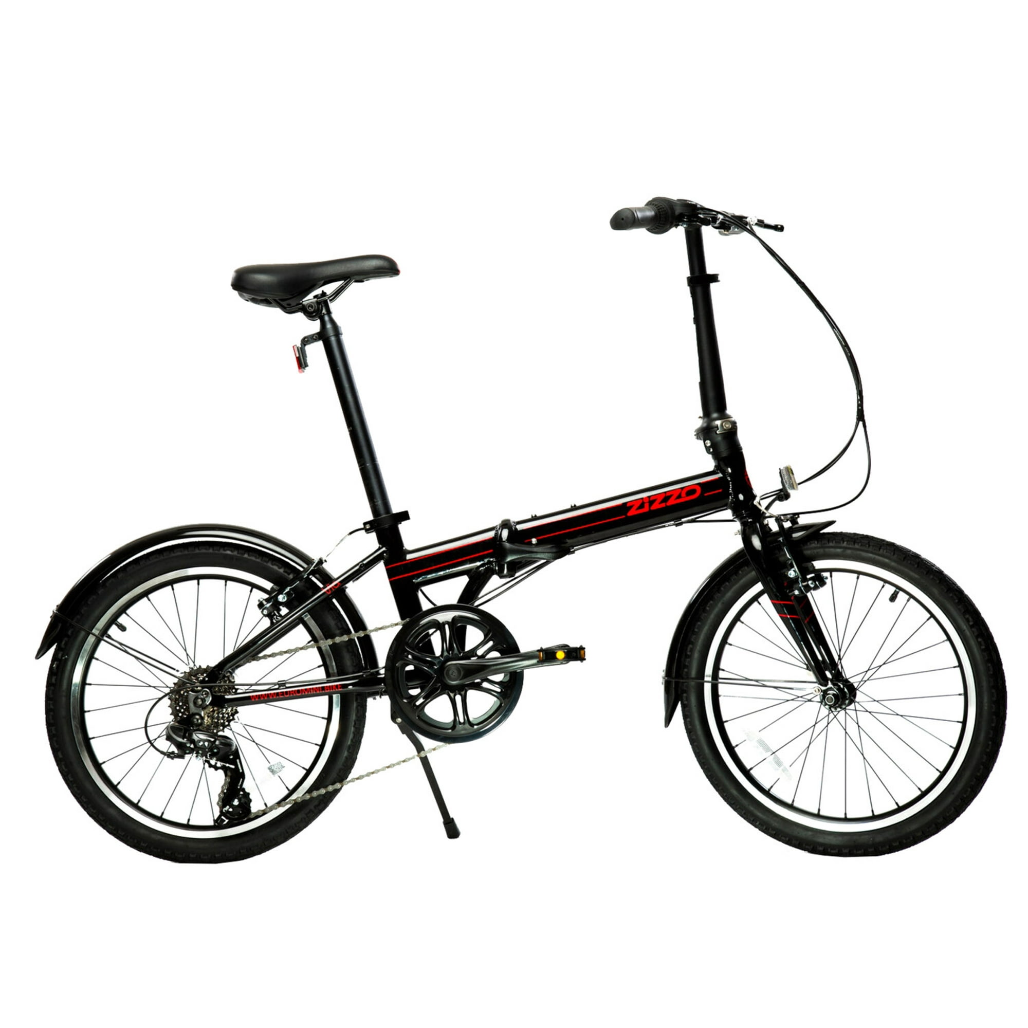 ZiZZO Via 20 7 Speed Alloy Folding Bike 26lbs. Walmart