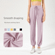 thumbnail image 3 of Pantalones deportivos casuales sueltos, de secado rápido, para correr, para hacer ejercicio, con cintura alta y cadera, para mujer, 3 of 6