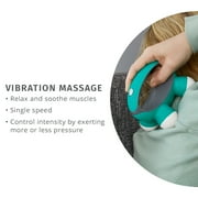Homedics Quatro Mini Hand-Held Massager with Vibration Massage, 4 Massage Nodes(Nov-30-WMT)