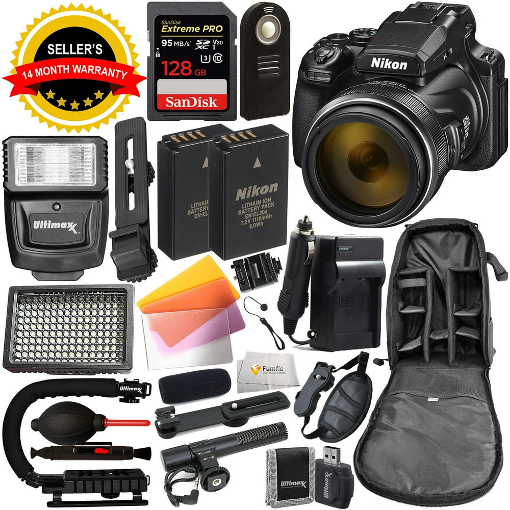 Nikon COOLPIX P1000 Digital Camera with Deluxe Accessory Bundle