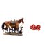 thumbnail image 1 of Figura de caballo,Figura coleccionable de caballo en miniatura,Adorno de caballo de resina,estatua de animal,decoración para el hogar,Abanicos plegables festivos,Decoraciones de abanicos de, 1 of 8