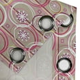 thumbnail image 4 of Ambesonne Floral Grommet Curtain, Modern Retro Mix Sketch, 50" x 72", Tan Purple Hot Pink, 4 of 6