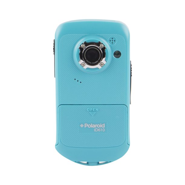PolaroidiD610HDWaterResistantPocketCamcorderwith5xOpticalZoom
