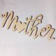 thumbnail image 3 of Delicadas letras de madera Decoración del día de las madres estilo simple Scrapbooking Crafts Log Color Mamá regalos de las hijas como la decoración del hogar Advancent HA011699-00, 3 of 7