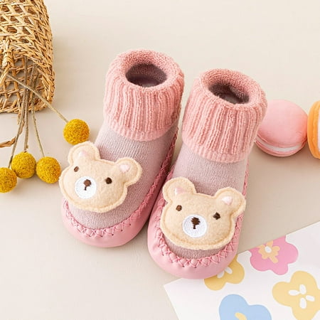 

Cathalem Toddler Girl Shoes Size 9 Autumn And Winter Boys And Girls Children Cute Socks Shoes Non Slip Shoes Baby Girls 24 Months Shoes Pink 6 Months