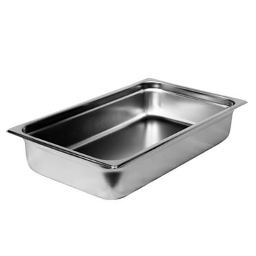 Winco SPJM-104 4-Inch Anti-Jamming Steam Pan, Full, 24-Gauge