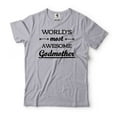 thumbnail image 5 of World's Most Awesome Godmother Shirt God Mother Gift Godmother Shirt Godmother Christmas Gifts (4X-Large Black), 5 of 6