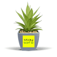 thumbnail image 1 of Garantie Sécurité Violation Faux Pot de Fleurs Ananas Vase Mini Décor, 1 of 3