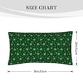 thumbnail image 3 of Yiaed Happy St. Patrick's Day Microfiber Queen Pillow Cases,Pillowcases with Envelope Closure, Wrinkle, Fade and Stain Resistant Pillow Covers, 20x36in（No pillow core）, 3 of 7