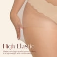 thumbnail image 3 of Manzi 4 Pack Plus Size Pantyhose for Women Sheer Stocking Natural 2XL, 3 of 7