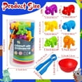 thumbnail image 5 of Counting Animals Toys Matching Games With Color Sorting Bowls Preschool Learning Activities For Math Montessori STEM Educational Sensory Toys For Kids, Christmas Gift, Halloween Gift, 5 of 5