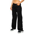 thumbnail image 2 of Cali1850 Women’s Parachute Cargo Pants Low Rise Baggy Fit Wide Leg Multi Pockets Casual Streetwear Trousers, 2 of 4