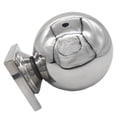 thumbnail image 1 of WEUVEB Boule de Regard en Acier Inoxydable Globe de Regard Argent Boules Décoratives d'Extérieur 1 Pcs, 1 of 6