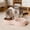 Pink, variant on 2 In 1 Pet Bowl Stainless Steel Dog Bowl Stainless Steel Dog Bowl 2 in 1 Automatic Gravity Water Dispenser Food Water Feeder Bowl Non-Tip Pet Bowl For Small Medium Dogs Cats