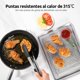 thumbnail image 4 of Pinzas de cocina 7 9 12 pulgadas puntas de silicona antiadherentes resistencia al calor 600 ºF mango acero inoxidable 18/8 para parrilla ensalada barb, 4 of 8