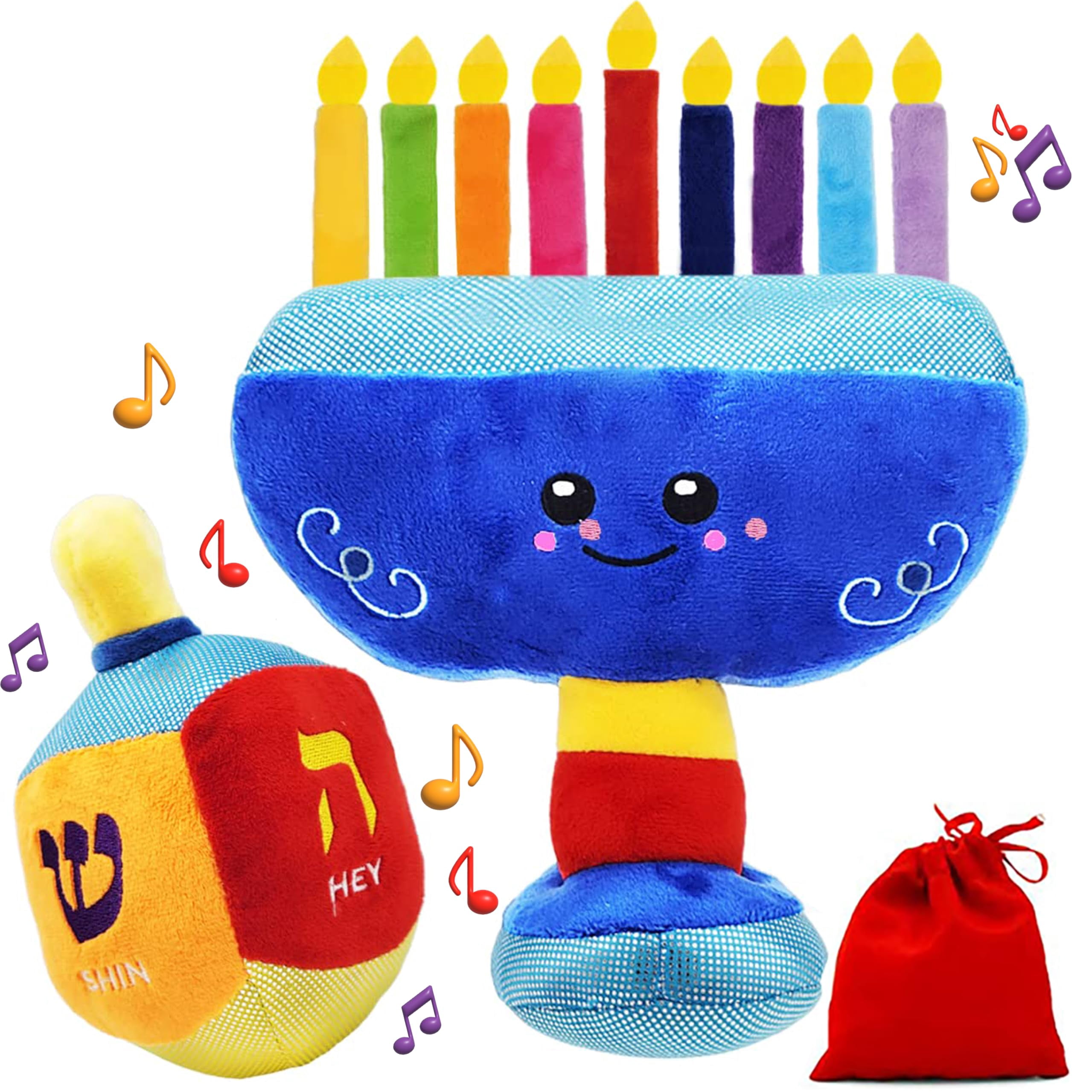 The Dreidel Company Lot de 10 draydels de Hanoukka multicolores en bois de taille moyenne avec translittération anglaise The Dreidel Company Lot de 10 draydels de Hanoukka multicolores en bois de taille moyenne avec translittération anglaise