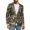 Dry Leaf Print, variant on Uorisanigo Dry Leaf Print Men's Suit Jacket Lightweight Stretch Men's Casual Blazers Sport Coats Size XS Comfortable Long Sleeve Sport Coat Jacket Fashion Knit