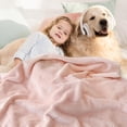 thumbnail image 2 of BORITAR Baby Blanket for Girls Ultra Soft Cozy Fleece Baby Blankets, Warm and Lightweight Toddler Blanket with Elegant Floral Printed for Bed Stroller Crib Travel, 30x40 Inch, Pink, 2 of 8