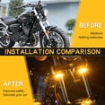 thumbnail image 3 of 2 Pieces Motorcycle Turn Signal LED For Any Ho, 3 of 5