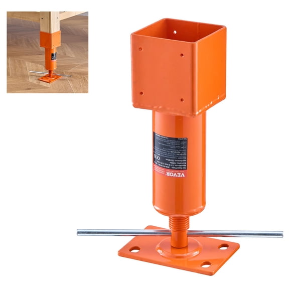 Screw Jack Post VEVOR 4 x 4, ajustable, capacidad de 11203,73 kg