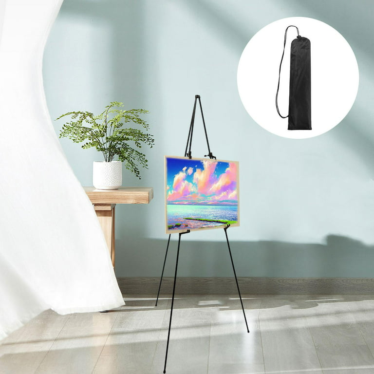 Display Easel Stand Posters Easel Holder Displaying Art Painting Art Easel Easel for Sign Wedding, Birthday, Wood Board, Art Boards, Size: 120cmx160cm