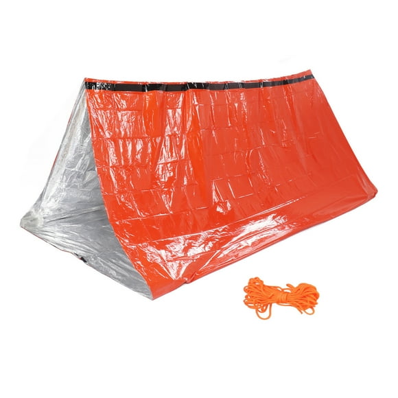 Tente de camping familiale, tente de camping légère et portable en polyéthylène aluminisé, tente familiale imperméable pour le camping en plein air et la randonnée