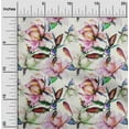 thumbnail image 2 of oneOone Polyester Spandex Light Pink Fabric Leaves & Clover Craft Projects Decor Fabric Printed By The Yard 56 Inch Wide, 2 of 5