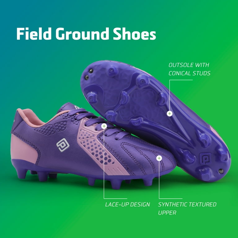 Purple girls hotsell soccer cleats
