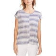 thumbnail image 1 of Vince Camuto Blusa desalineada para mujer, azul, XS, 1 of 2