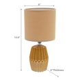 thumbnail image 2 of Ceramic Table Lamp With Shade Meridian Yellow, 2 of 3