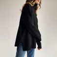 thumbnail image 7 of Women's Turtleneck Tunic Sweater, Womens Fall Sweaters, Long Sleeve Side Slit Casual Pullover Top, 7 of 7
