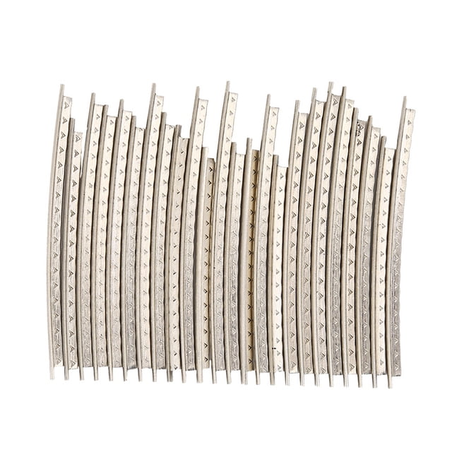 Fretwire, 24 piezas de alambre de traste de cobre blanco para guitarra, confiable y duradero