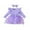 Purple, variant on BLVB Baby Girl Clothes Infant Ruffle Long Sleeve Romper Dress Newborn Solid Skirt Sets Jumpsuit Headband Outfit