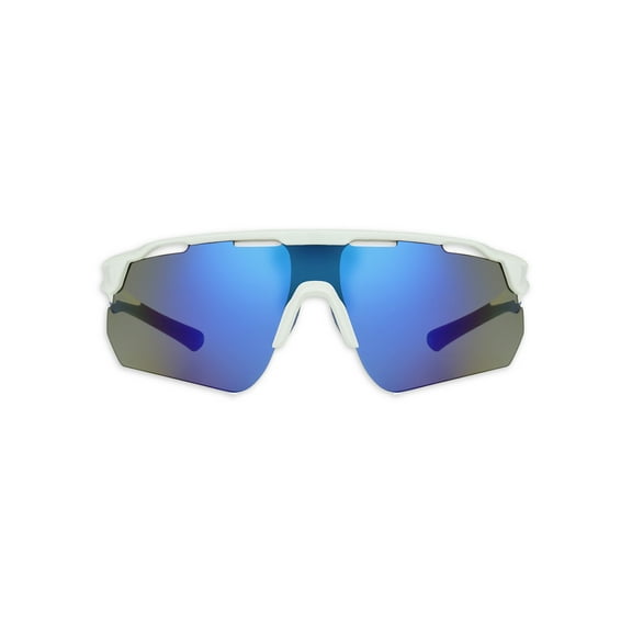 Foster Grant Men's Active Shield Adult Sunglasses, White