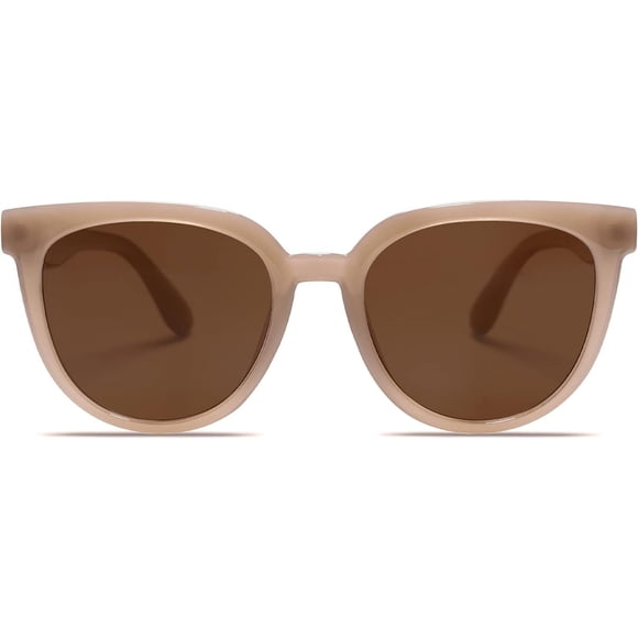 Trendy Cat Eye Round Polarized Sunglasses for Women Fashion UV Protection Sunnies Sunglasses SJ2175