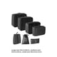 thumbnail image 4 of 7 Uds. de cubos de embalaje para maletas, cubos de viaje, bolsa de ropa interior, organizadores de embalaje resistentes al agua, bolsas de viaje para Negro, 4 of 9