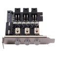 thumbnail image 4 of Huggegwe 3 SATA HDD SSD Module de Contrôle de Commutateur d'Alimentation avec Support Profil Bas 80mm CJ25311-8471, 4 of 8