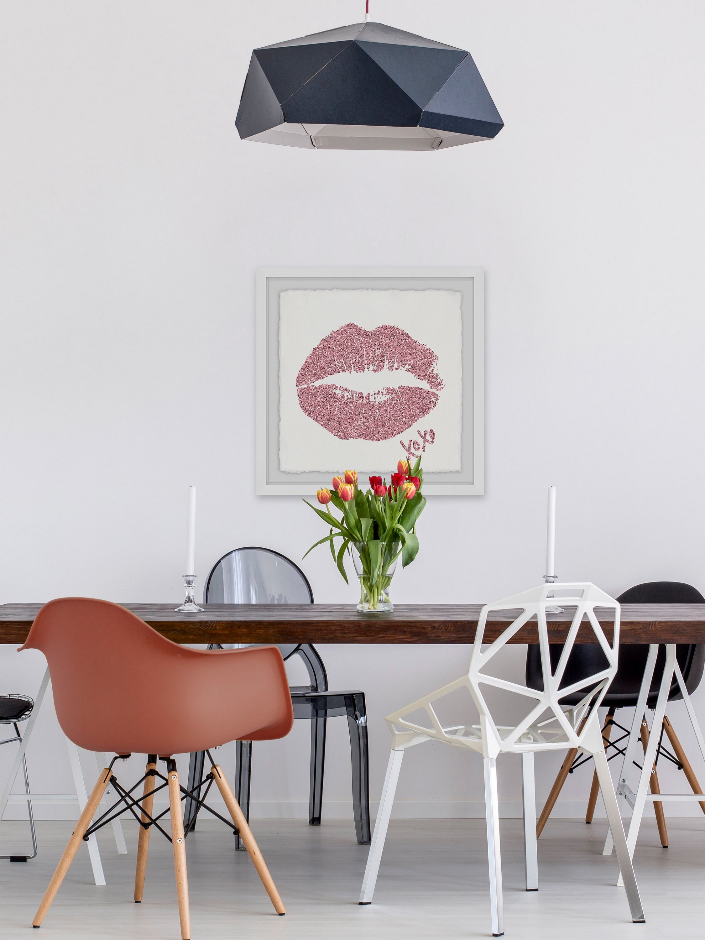 XOXO IV Framed Painting Print