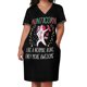 thumbnail image 3 of Divertida tía unicornio tíacornio como una tía normal solo que más impresionante vestido de bolsillo suelto ropa vestidos vestido de noche de mujer, 3 of 7