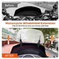 thumbnail image 4 of Parabrisas Ajustables Para Motocicleta, Deflector De Viento De Ajuste Universal Para MT07 MT09 MT10 R1 R3 FZ6 TMAX530 TMAX 500, 4 of 7