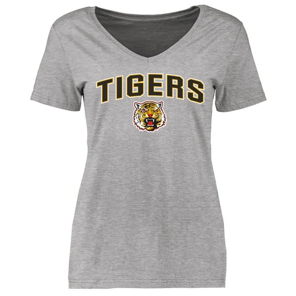 Women's Ash Grambling Tigers Proud Mascot T-Shirt