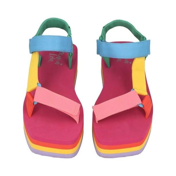 Sandalia Mujer Huarache Mama Lola Casual Plataforma rosa 26 - Main Image