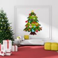 thumbnail image 2 of Fieltro De Árbol De Navidad Con Luz Led, Año Nuevo 2021, Regalo De Navidad Para Niños, Juguetes, Decoración Colgante De Navidad Para El Hogar seitruly HA038590-00, 2 of 6