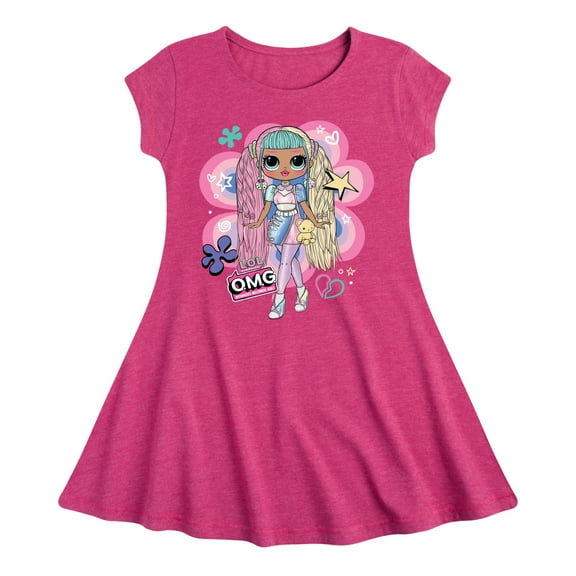 LOL OMG! Fashion Dolls - Candylicious Original - Toddler & Youth Girls Fit & Flare Dress