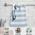 thumbnail image 4 of Marine Anchor Stripes Hand Towels 2 PCS, Kitchen Towel Ultra Soft and Highly Absorbent,Decorative Fingertip Face Towel for Bathroom Hotel, 28.3"x14.4", 4 of 4