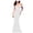 White, variant on Women's Off Shoulder Mermaid Maxi Dress Elegant Sweetheart Neck Evening Gown for Party Graduation
